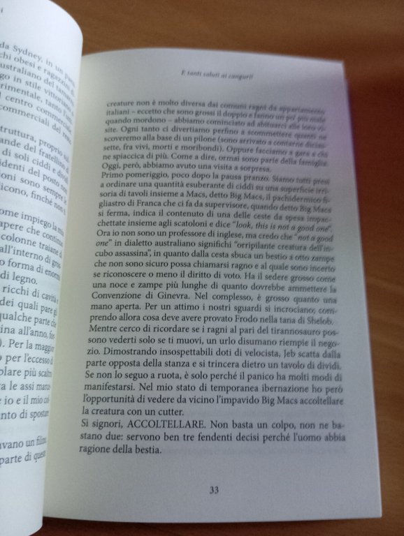 E tanti saluti ai canguri!, Riccardo Angelini, Astro, 2016