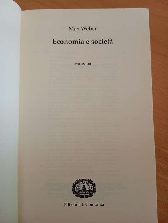 Economia e società III, Socologia del diritto, Max Weber, Ediz. … | Immagine Gallery 5