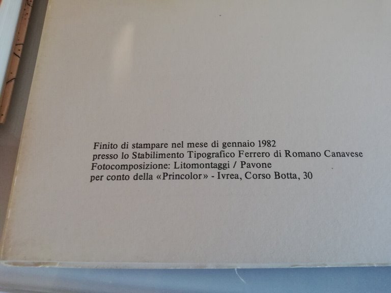 Ed subito carnevale, Giuseppe Maria Musso, 1982, Princolor, Ivrea, RARO