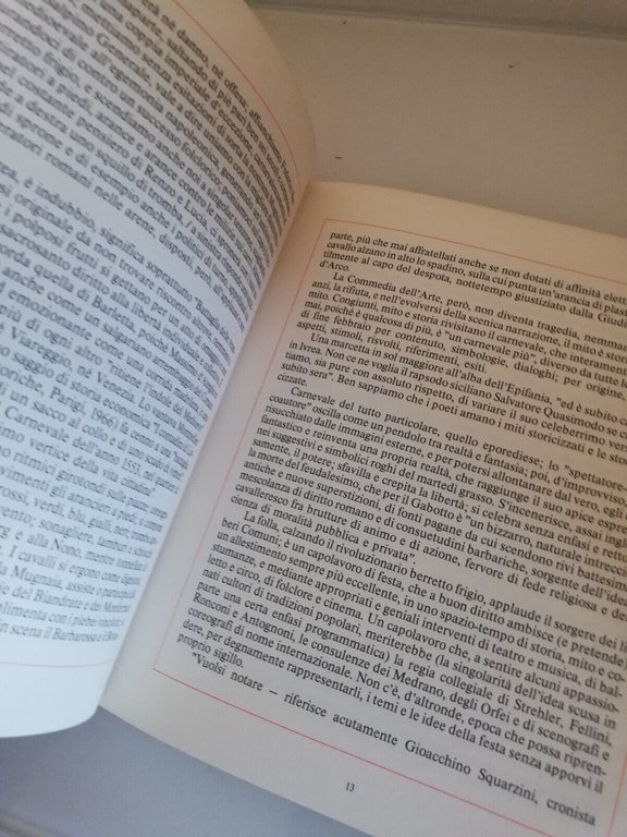 Ed subito carnevale, Giuseppe Maria Musso, 1982, Princolor, Ivrea, RARO