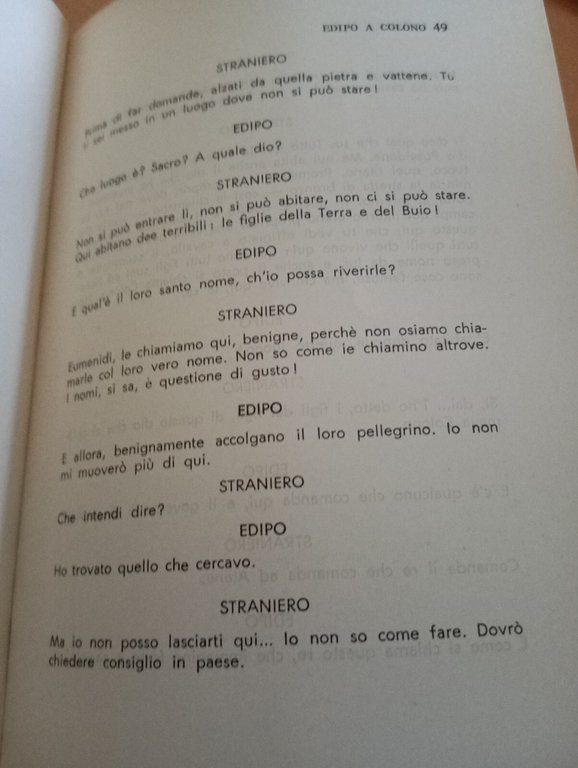 Edipo a Colono, Sofocle, centro teatrale italiano, 1966 | Immagine Gallery 22