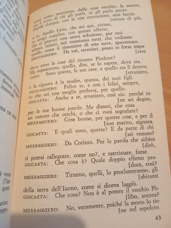 Edipo tiranno, Sofocle, Traduzione Edoardo Sanguineti, Cappelli, 1980, RARO