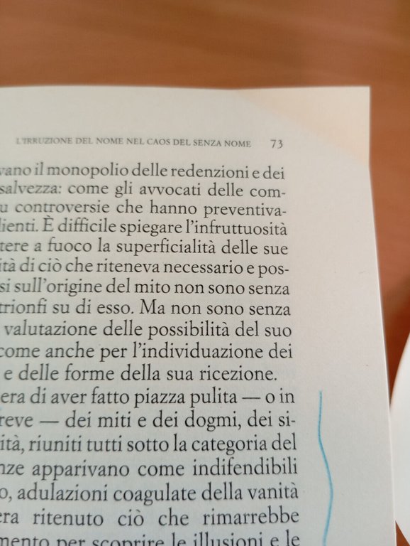 Elaborazione del mito, Hans Blumenberg, Il Mulino, 1991, MOLTO RARO