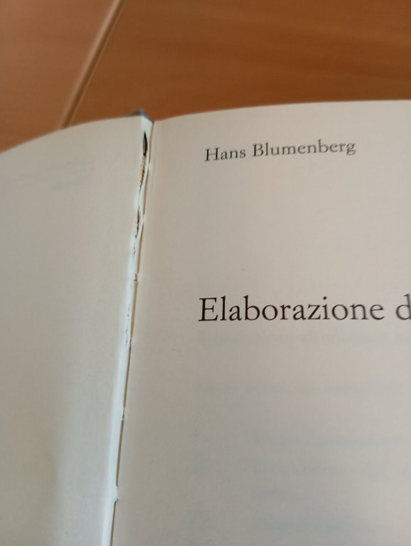 Elaborazione del mito, Hans Blumenberg, Il Mulino, 1991, MOLTO RARO