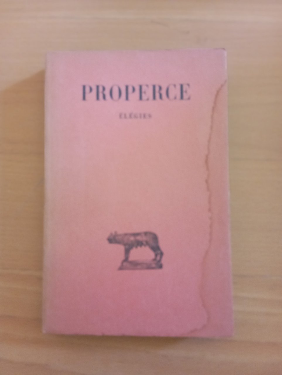 Elegie, Properzio, (Properce), D. Paganelli, Les Belles Lettres, 1964 | Immagine principale