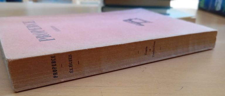Elegie, Properzio, (Properce), D. Paganelli, Les Belles Lettres, 1964 | Immagine Gallery 3