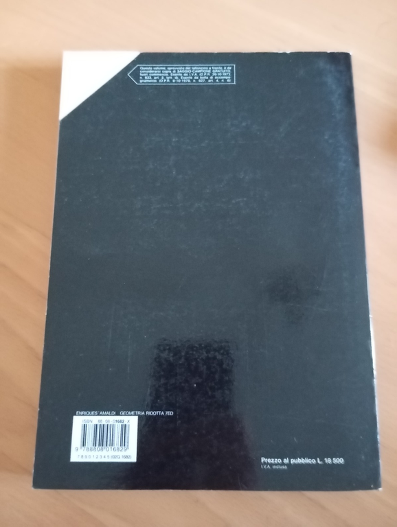 Elementi di geometria, Federico Enriques - Ugo Amaldi, Zanichelli, 1991