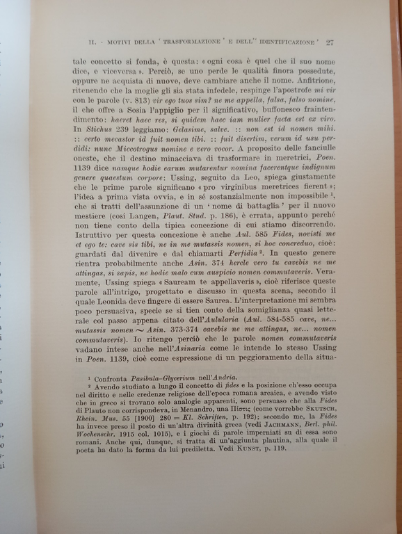 Elementi plautini in Plauto, Eduard Fraenkel, La Nuova Italia, 1960 | Immagine Gallery 12