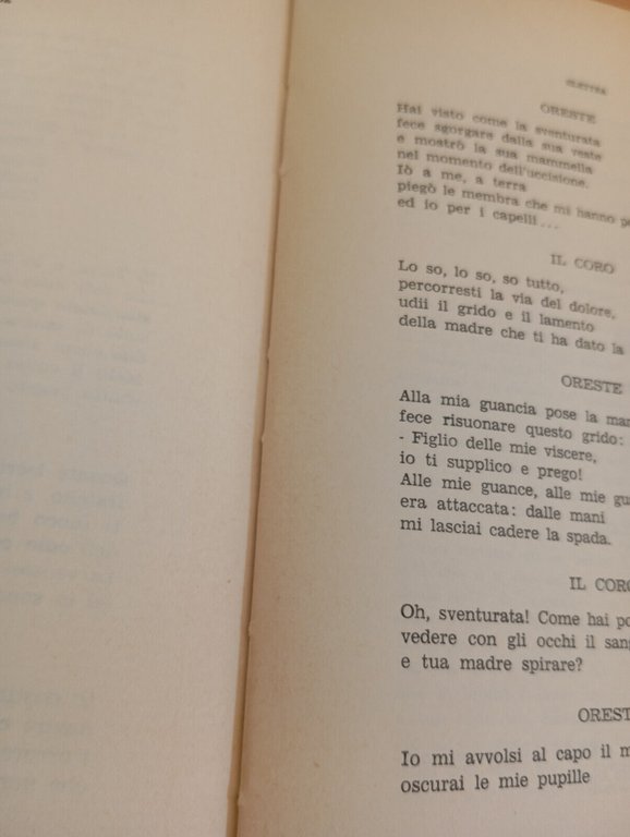 Elettra, Euripide, Araglia Editore, 1968