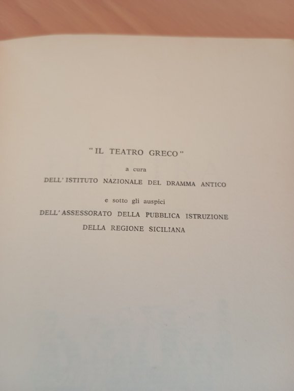 Elettra, Euripide, Araglia Editore, 1968