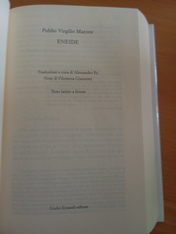 Eneide, Publio Virgilio Marone, Einaudi NUE, 2012 | Immagine Gallery 7