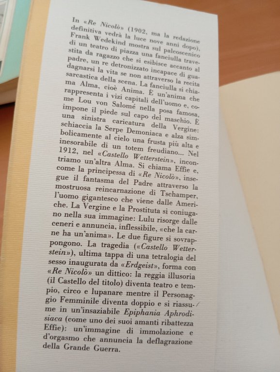 Epiphania aphrodisiaca, Frank Wedekind, Luigi Reverdito Editore, 1989