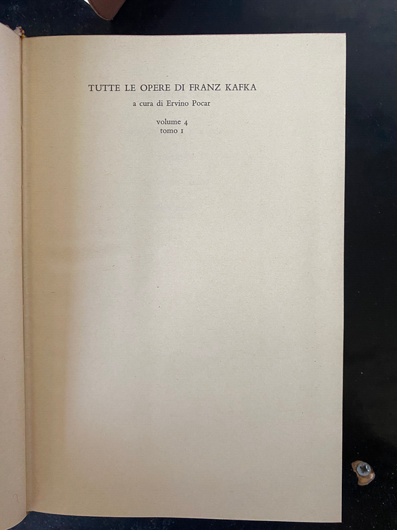 Epistolario 1, Franz Kafka, Mondadori , 1964