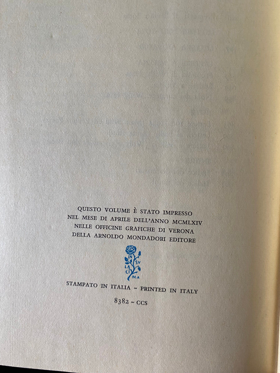 Epistolario 1, Franz Kafka, Mondadori , 1964