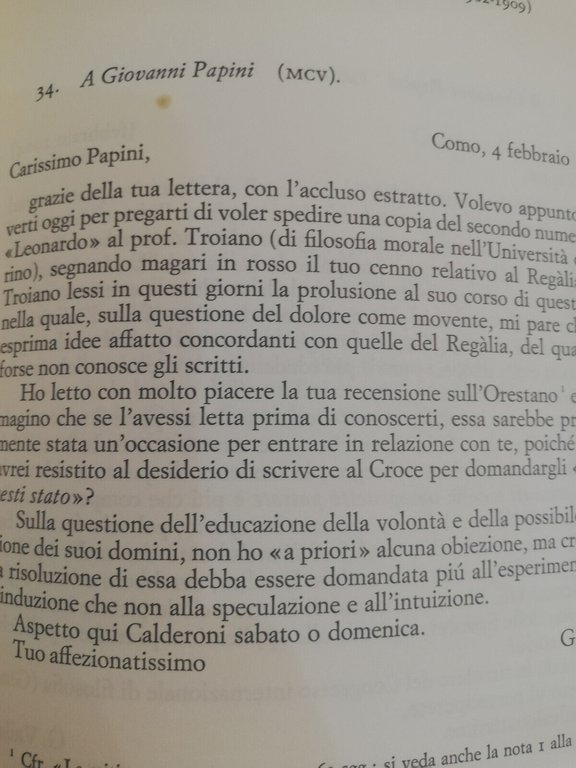 Epistolario 1891 - 1909, Giovanni Vailati, Einaudi, 1971