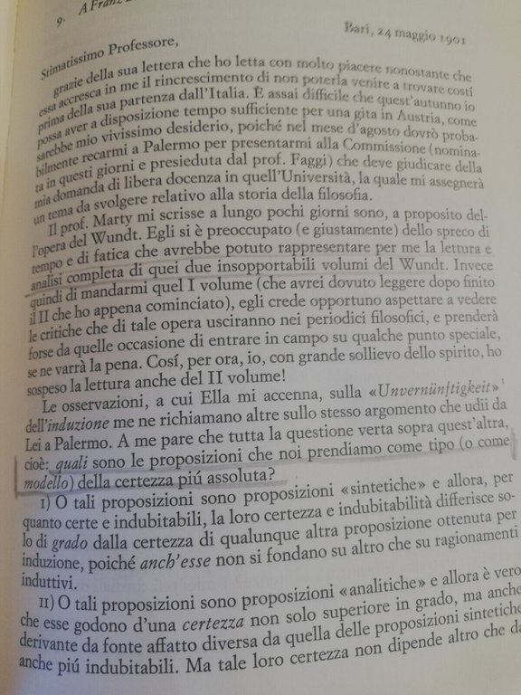 Epistolario 1891 - 1909, Giovanni Vailati, Einaudi, 1971