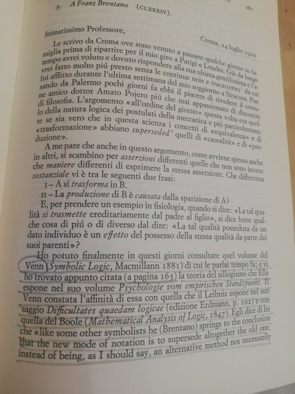 Epistolario 1891 - 1909, Giovanni Vailati, Einaudi, 1971