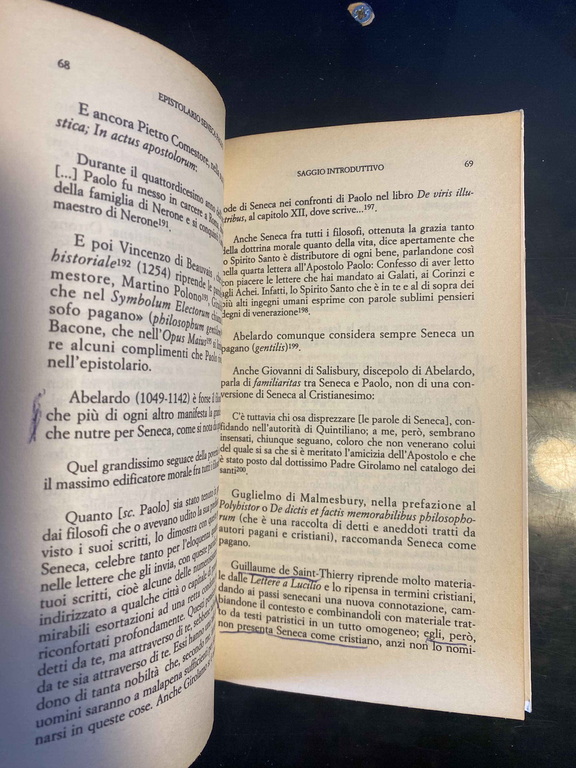 Epistolario tra Seneca e San Paolo, Anonimo, Testo a fronte, …