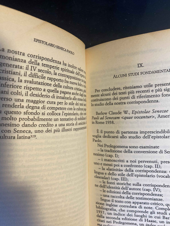 Epistolario tra Seneca e San Paolo, Anonimo, Testo a fronte, …