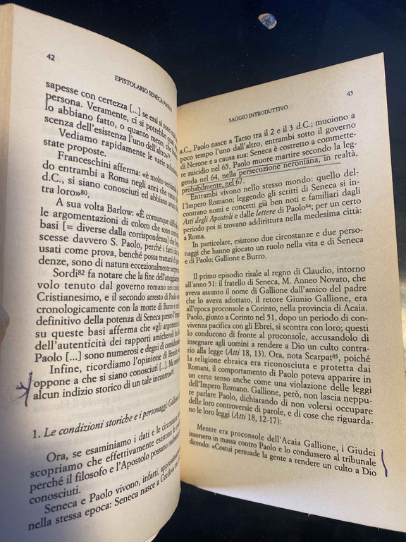 Epistolario tra Seneca e San Paolo, Anonimo, Testo a fronte, …