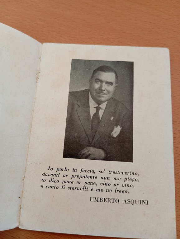 Er poema de la strada, Umberto Asquini, 1961