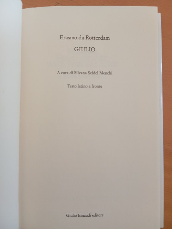 Erasmo da Rotterdam, Giulio, Einaudi NUE, 2014 | Immagine Gallery 8