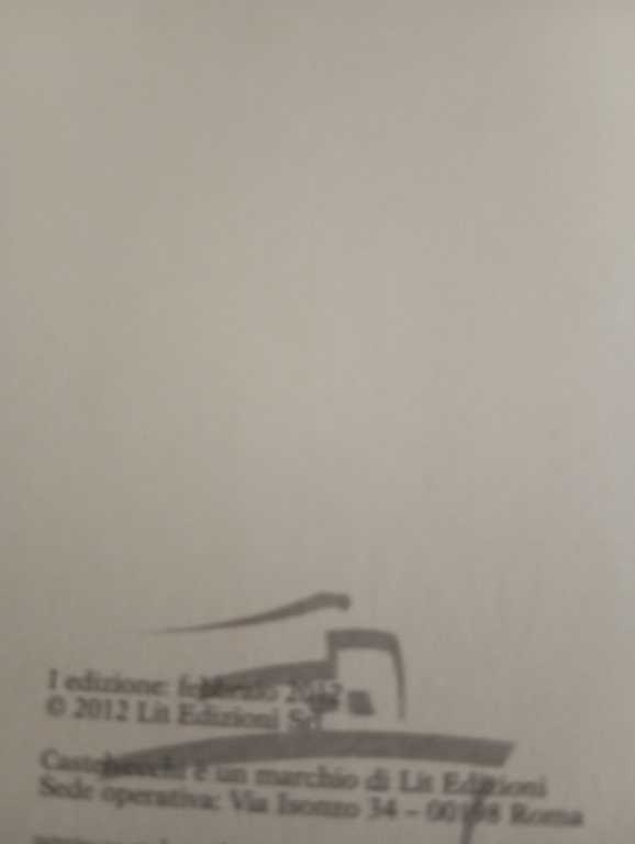 Eremiti, Espedita Fisher, Castelveccchi, 2012