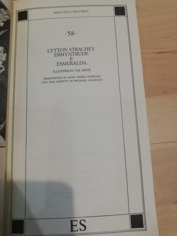 Ermyntrude e Esmeralda, Lytton Strachey, ES, 1994