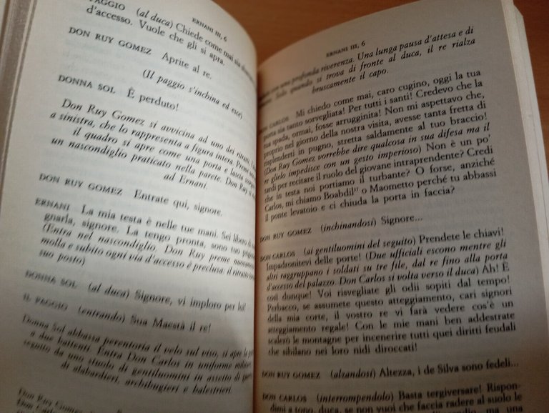 Ernani, Il re si diverte, Ruy Blas, Victor Hugo, Garzanti, …