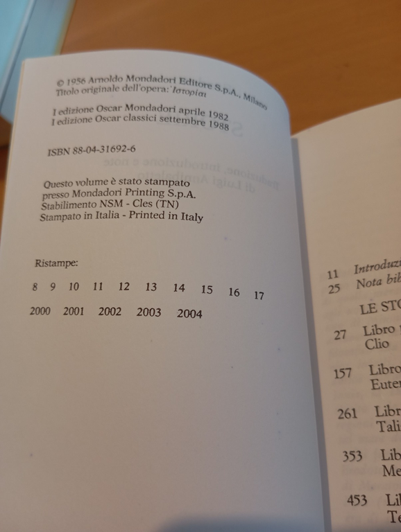 Erodoto, Storie, Mondadori, 2004 nuovo | Immagine Gallery 6