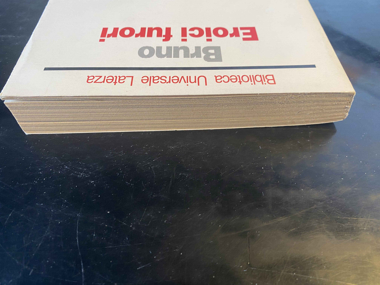 Eroici furori, Giordano Bruno, Laterza, 1995, fuori catalogo