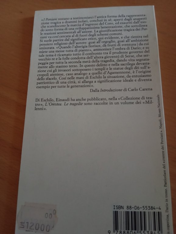 Eschilo, I persiani, Einaudi teatro, 1991 | Immagine Gallery 6