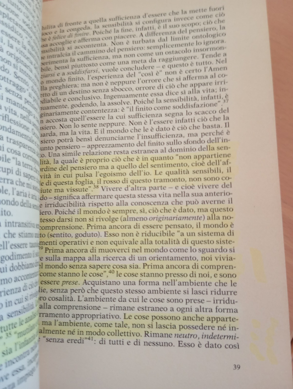 Esistenza e fantasma, Giorgio Franck, Feltrinelli, 1989