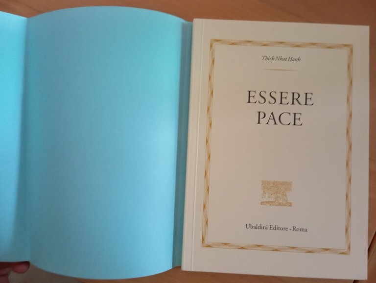 Essere pace, Thich Nhat Hanh, Ubaldini, 1989