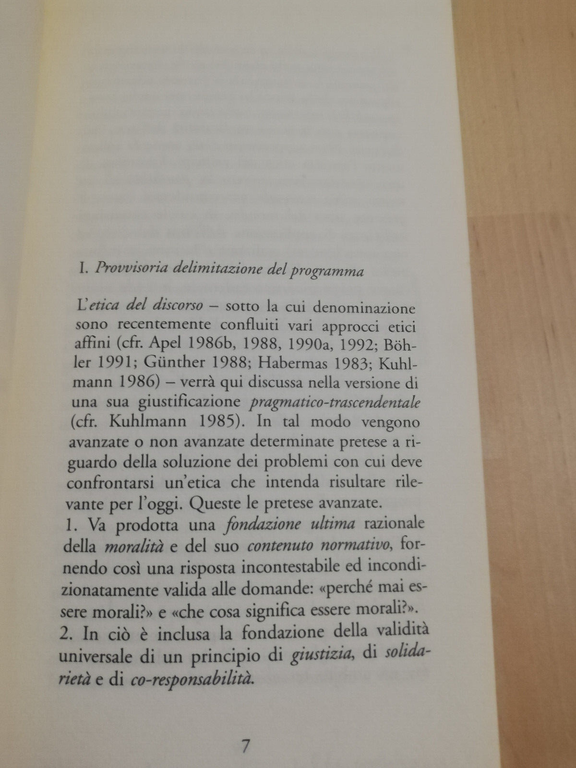 Etica della comunicazione, Karl Otto Apel, 1992, Jaca book, Fuori …