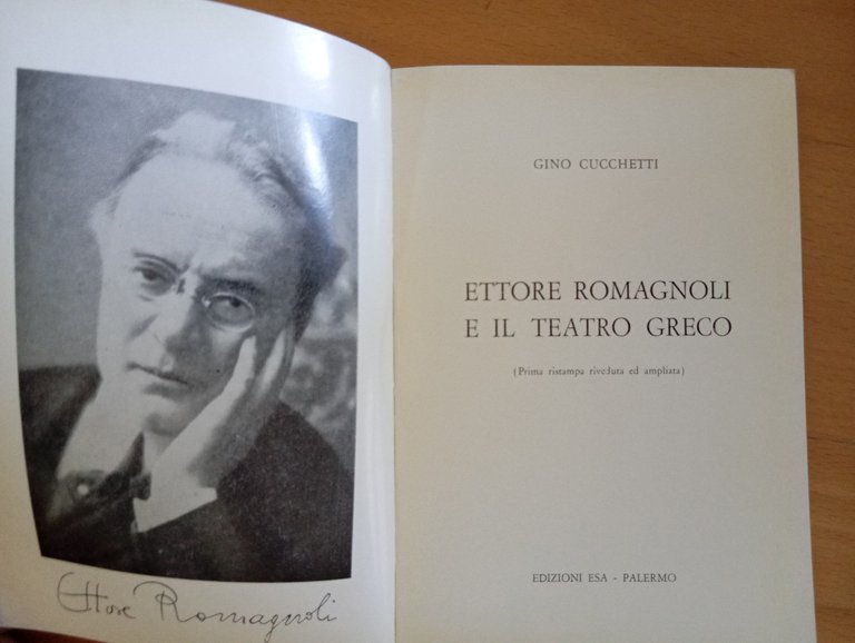 Ettore Romagnoli e il Teatro greco, Gino Cucchetti, Edizioni ESA, … | Immagine Gallery 5