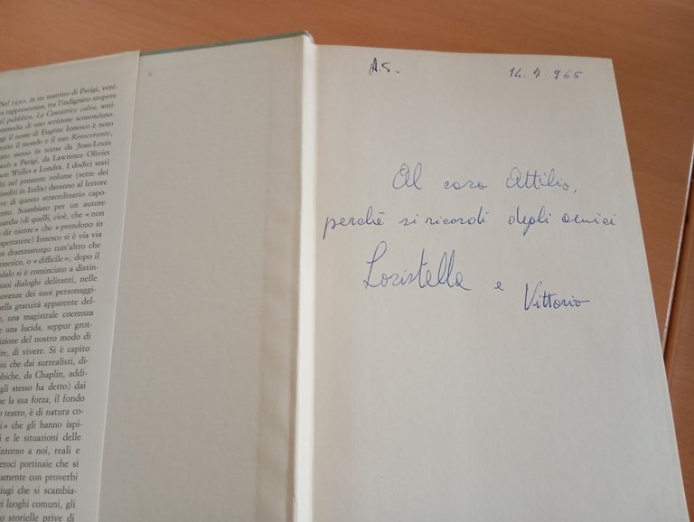 Eugene Ionesco, Teatro, Einaudi, 1961