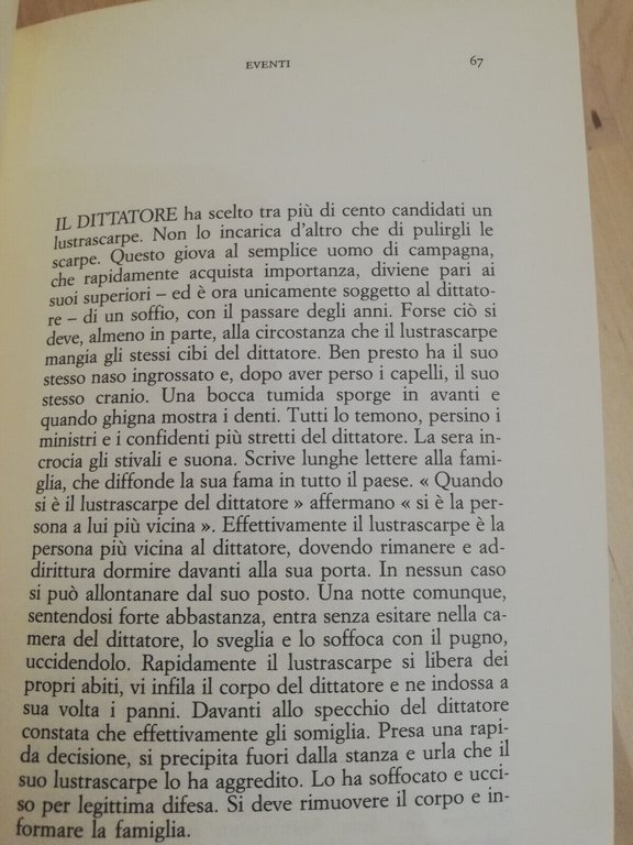 Eventi, Thomas Bernhard, SE, 1989