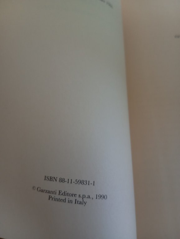 Extrema ratio, Franco Fortini, Garzanti, 1990