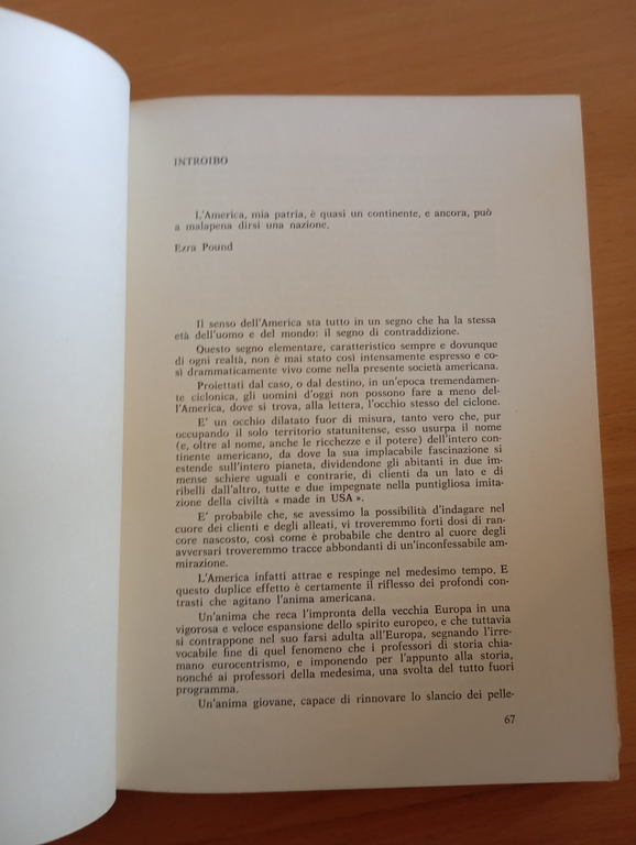 Ezra Pound e il senso dell'America, Vittorio Vettori, ERSI Editrice …