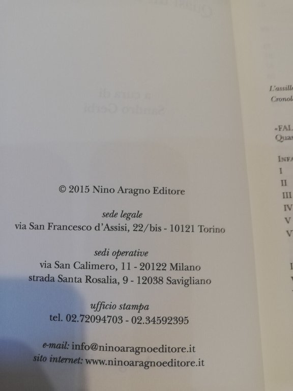 Falsità delle confessioni Quasi un'autobiografia Guido Piovene, Nino Aragno 2015