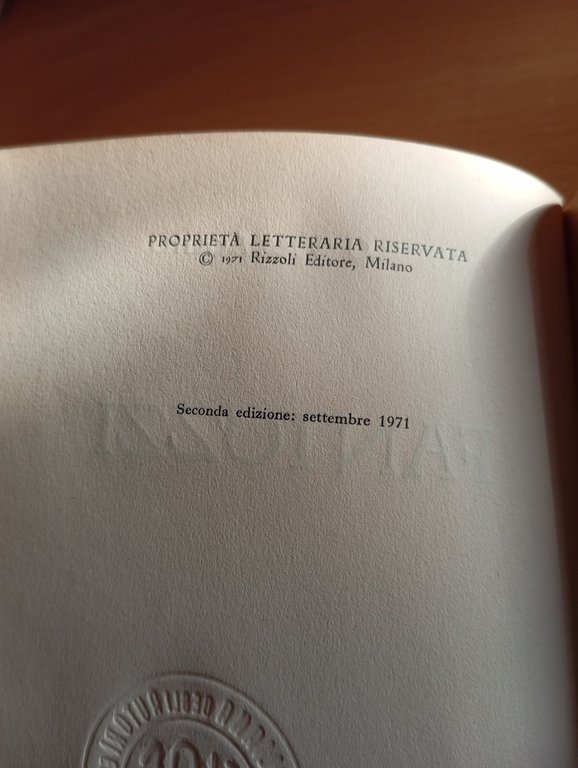 Fantozzi, Paolo Villaggio, Rizzoli, 1971, seconda edizione