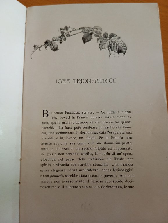 Fascino muliebre, Matilde Serao, Edizione speciale farmaceutica Bertelli, raro