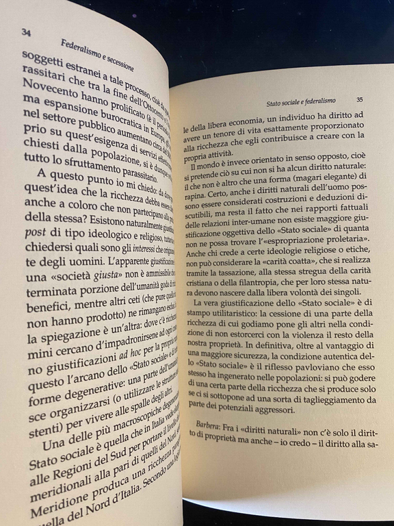 Federalismo e secessione, Gianfranco Miglio Augusto Barbera, Prima edizione 1997