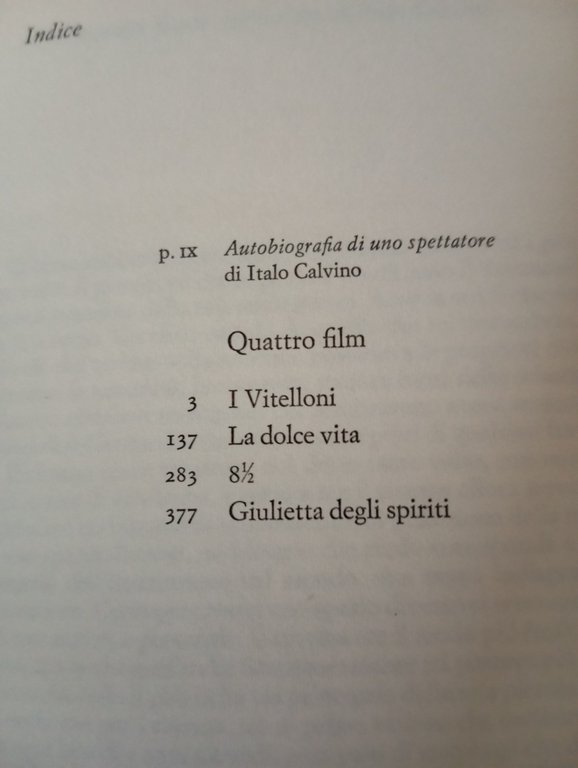 Federico Fellini, Quattro film, Einaudi, 1974 | Immagine Gallery 12