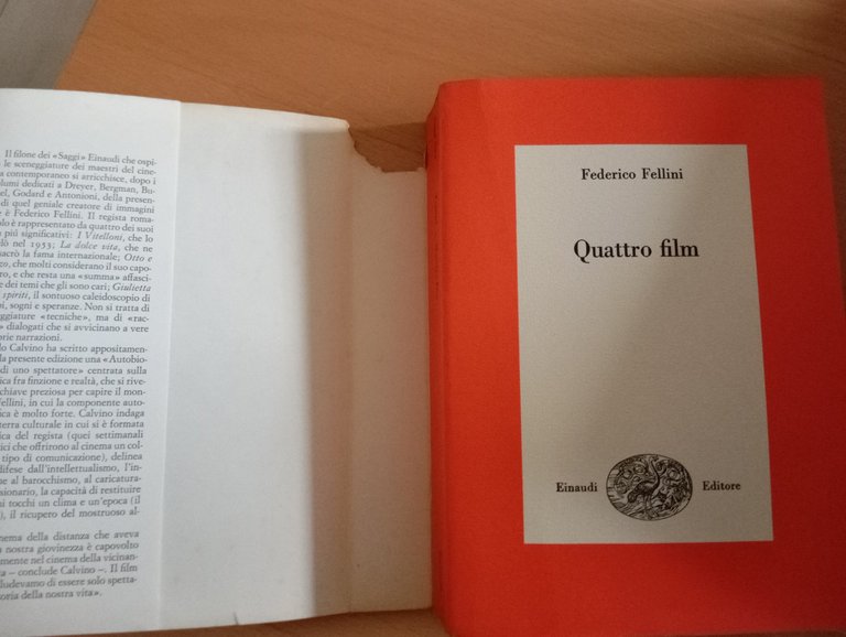 Federico Fellini, Quattro film, Einaudi, 1974 | Immagine Gallery 8