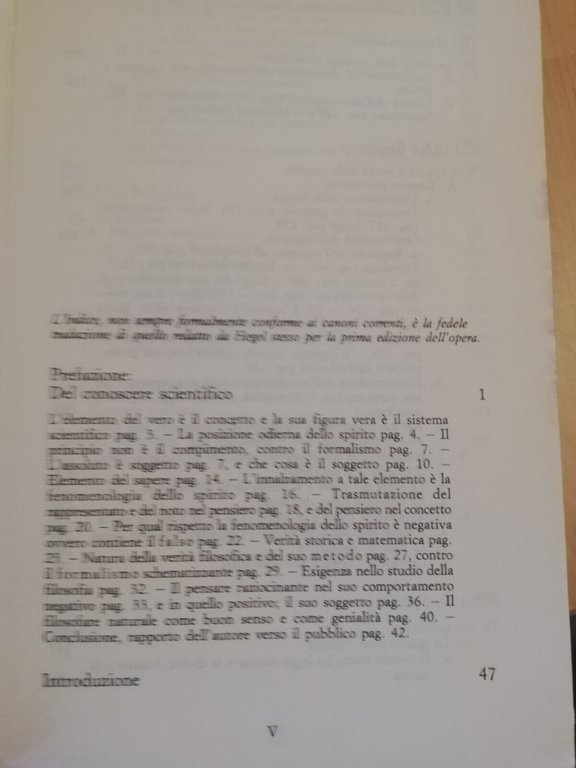 Fenomenologia dello spirito, Hegel, 1996, La Nuova Italia