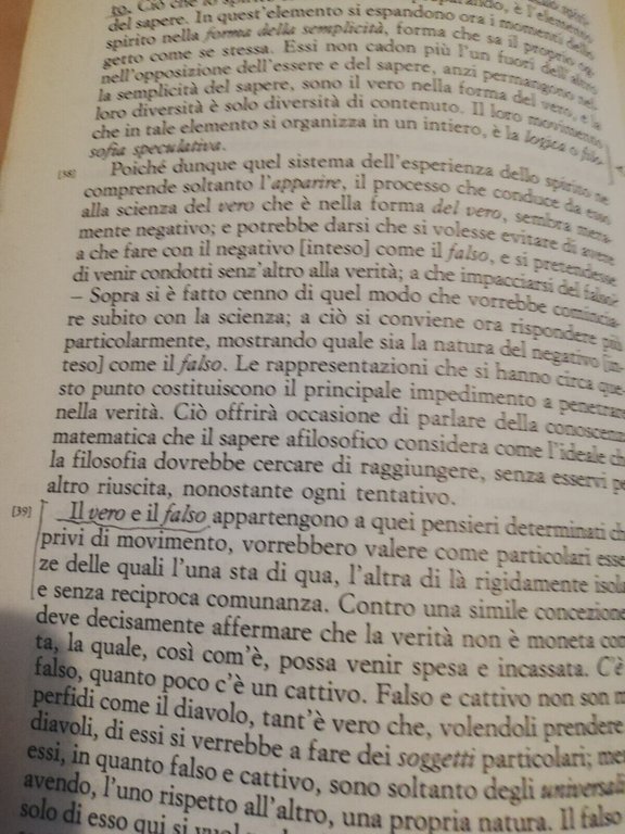 Fenomenologia dello spirito, Hegel, 1996, La Nuova Italia