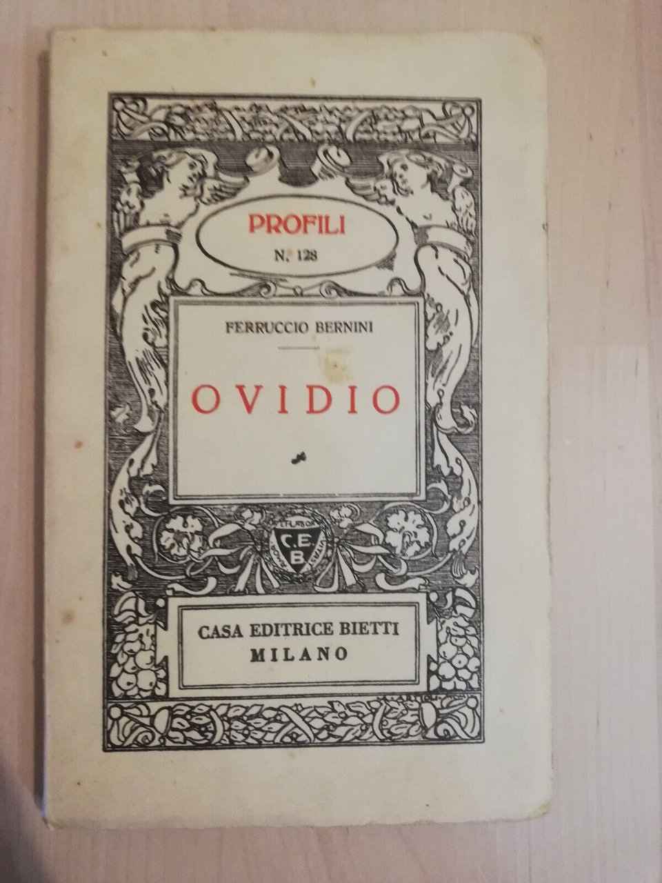 Ferruccio Bernini, Ovidio, Bietti, 1939