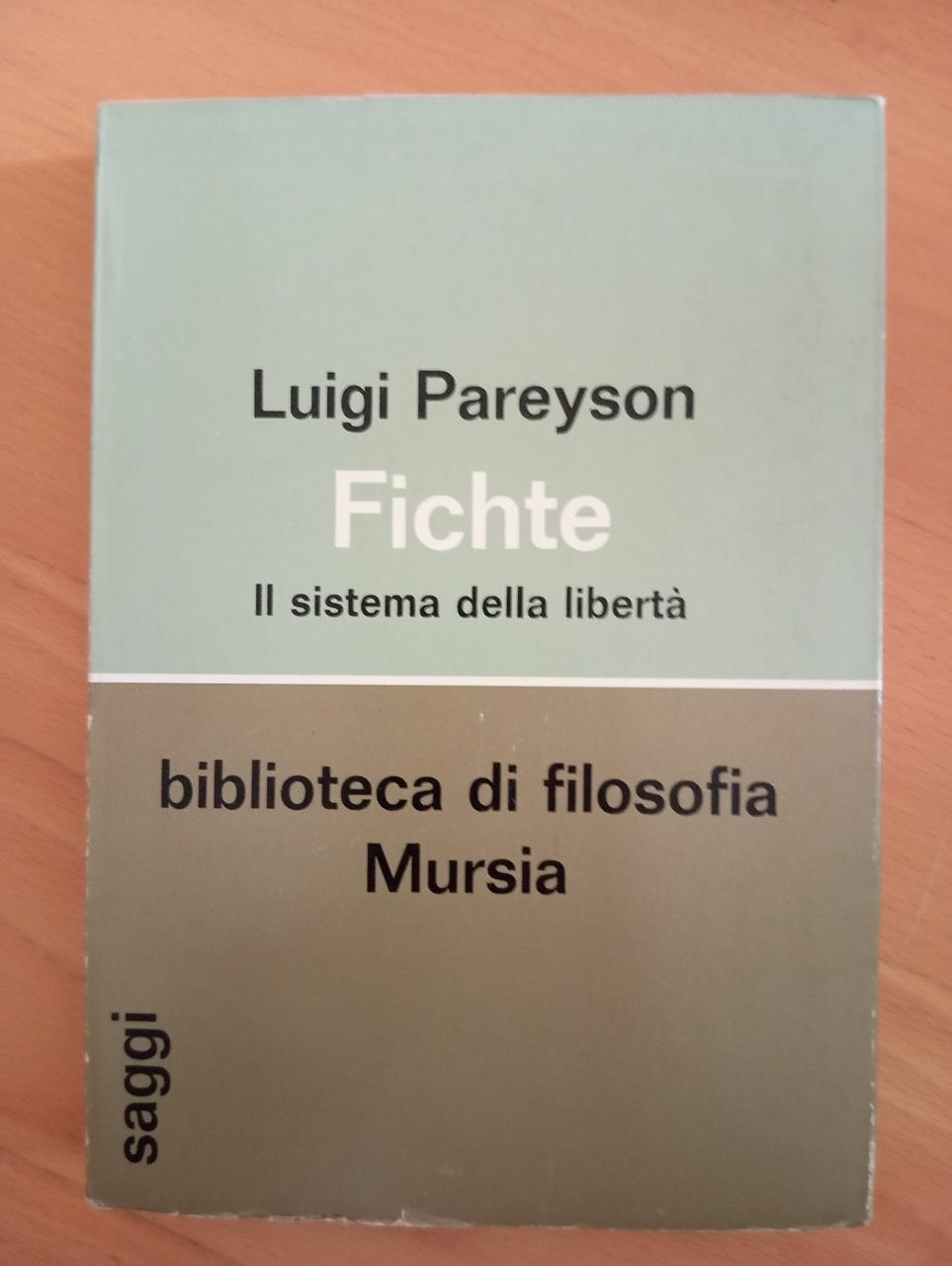 Fichte, il sistema della libertà, Luigi Pareyson, Mursia, 1976 | Immagine principale